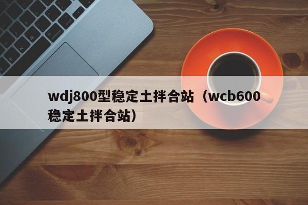 wdj800型稳定土拌合站（wcb600稳定土拌合站）  第1张