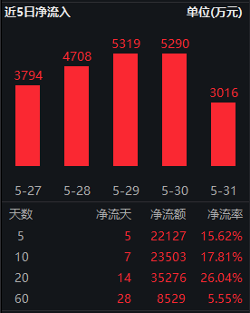 连续6日获资金青睐，合计“吸金”超2.3亿元，A50ETF华宝（159596）未来行情可期  第3张