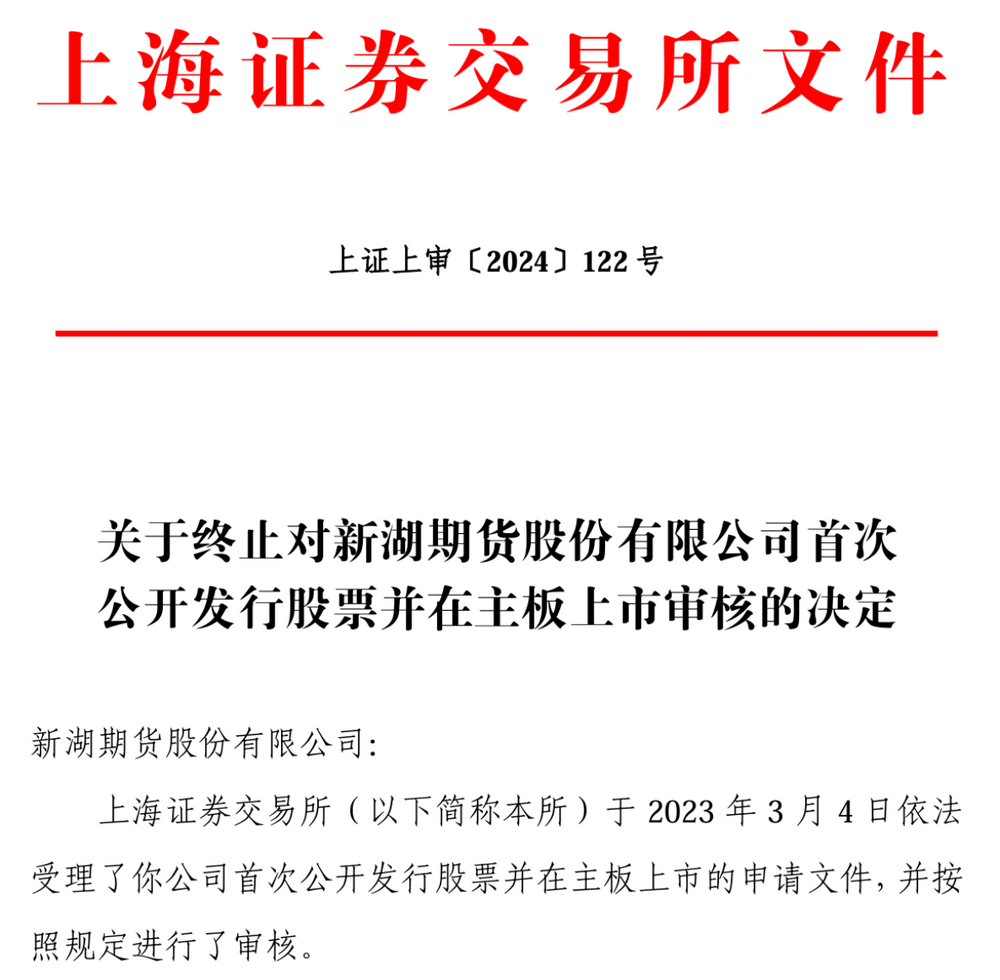 老牌期货公司IPO之路宣告终结，年内已有185家企业终止IPO