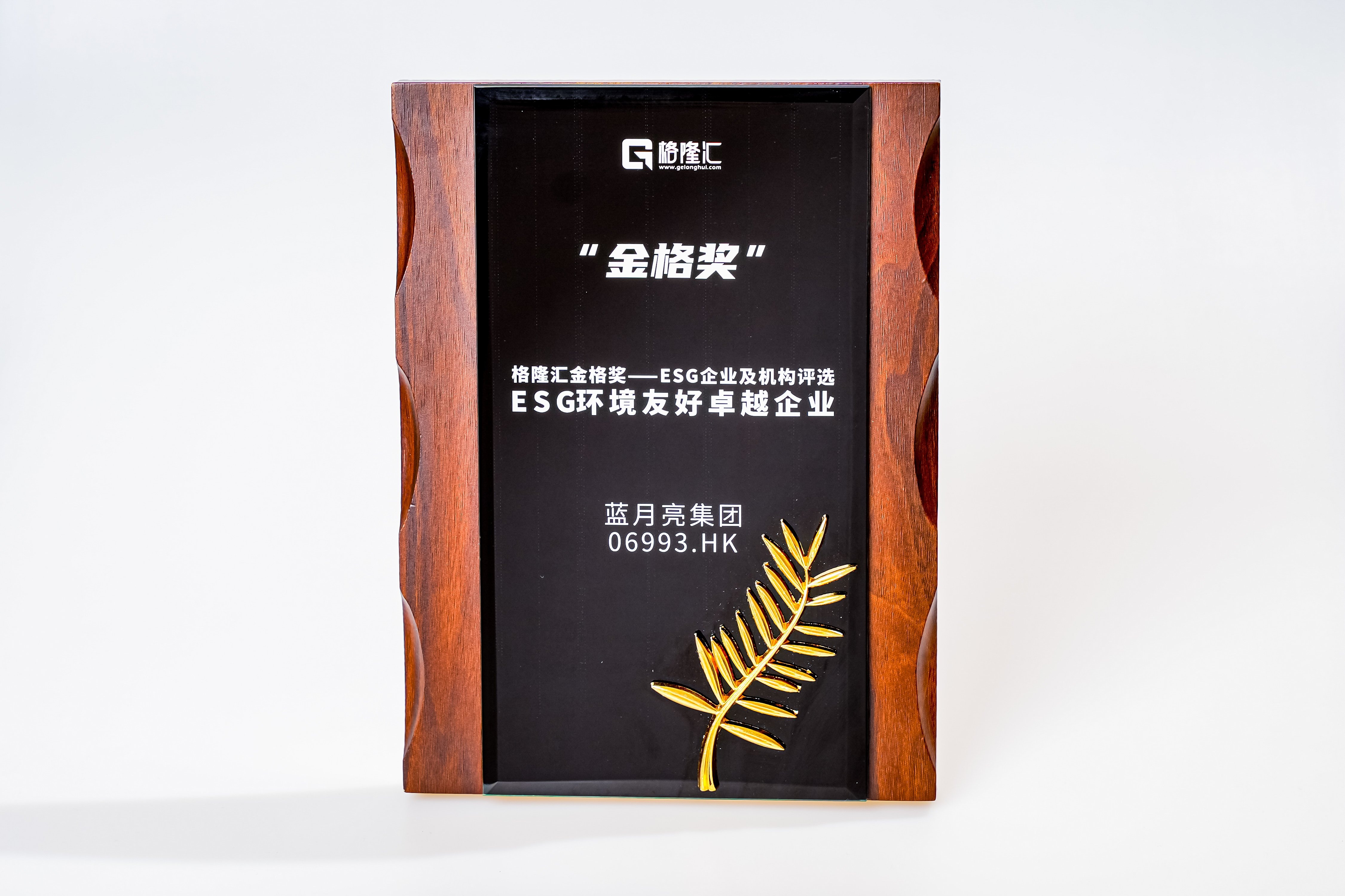 蓝月亮(6993.HK)荣获格隆汇金格奖・ESG环境友好卓越企业