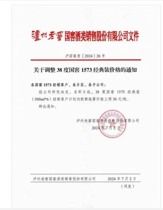 泸州老窖：业绩高增下藏隐忧，今年一季度合同负债下滑，控量保价组合拳成效待考  第1张