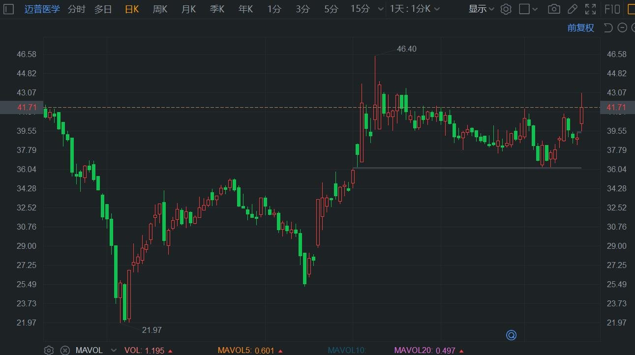 A股异动丨迈普医学盘中大涨超10% 上半年净利预增127%-177%  第1张