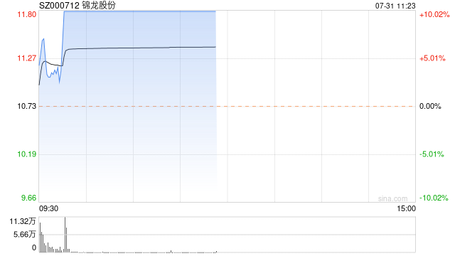锦龙股份录得8天5板  第1张