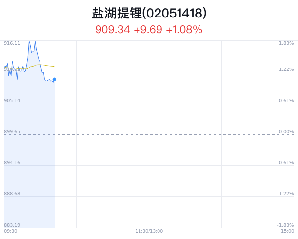 盐湖提锂概念盘中拉升，国机通用涨停  第1张